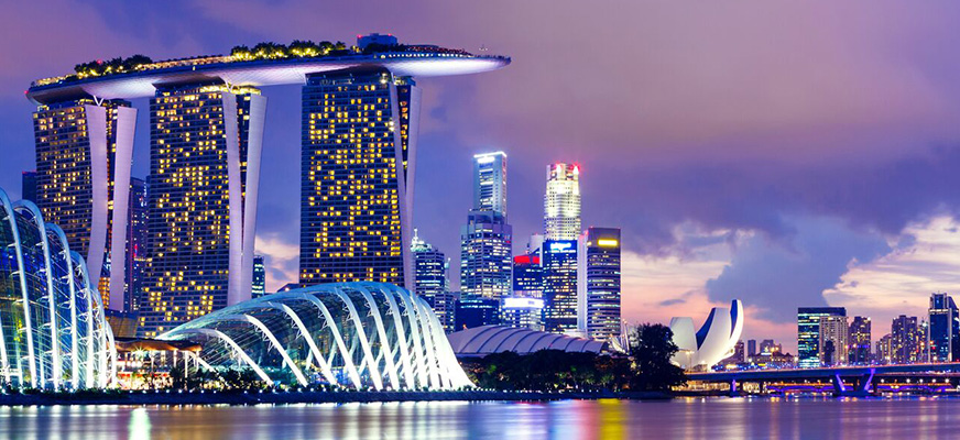 Singapore Marina Bay and Malaysia Petronas Towers
